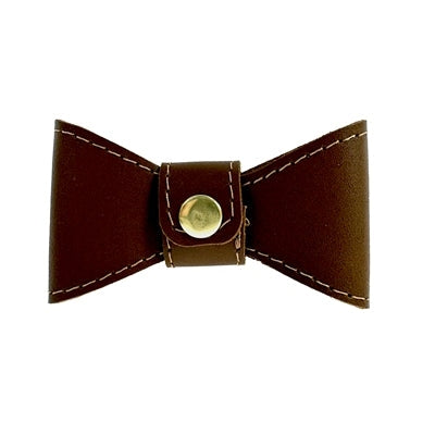 Sazzz Vlinderstrik Glamper Classic Leer Zadel Bruin