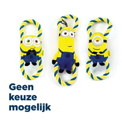 Minions Pluche Bob / Stuart / Kevin Aan Flostouw