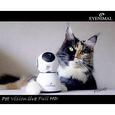 Eyenimal Pet Vision Live Hd Camera Met Geluidsdetectie