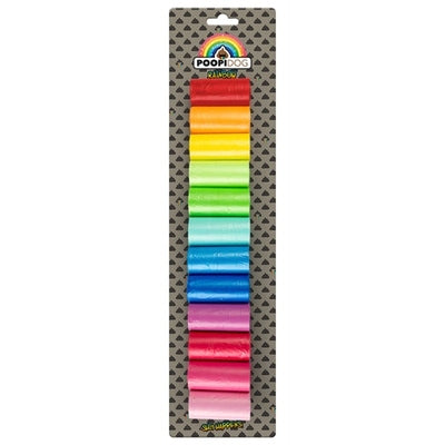 Merkloos Poopi-Dog Poepzakjes Regenboog Kleuren