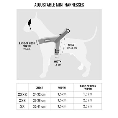 Morso Mini Hondentuig Verstelbaar Gerecycled Full Metal Dog Bruin