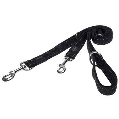 Rogz For Dogs Lumberjack Multipurpose Lijn Zwart