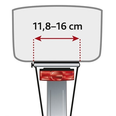 Trixie Fietsmand Achterop Zwart Met Kussen En Kap
