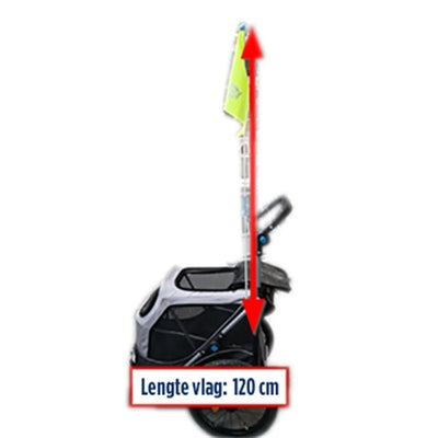 Trixie Hondenfietskar Opvouwbaar Grijs