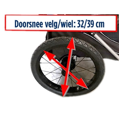 Trixie Hondenfietskar Opvouwbaar Grijs