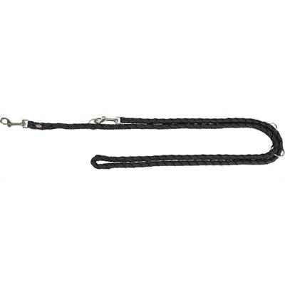 Trixie Hondenriem Cavo Verstelbaar Zwart